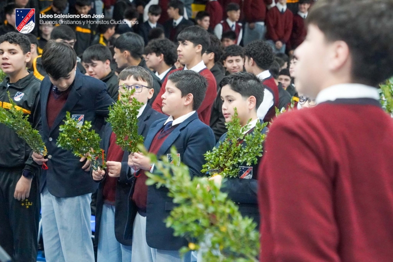 Liceo San José, conmemora el Lunes de Ramos en un acto lleno de fe y comunidad